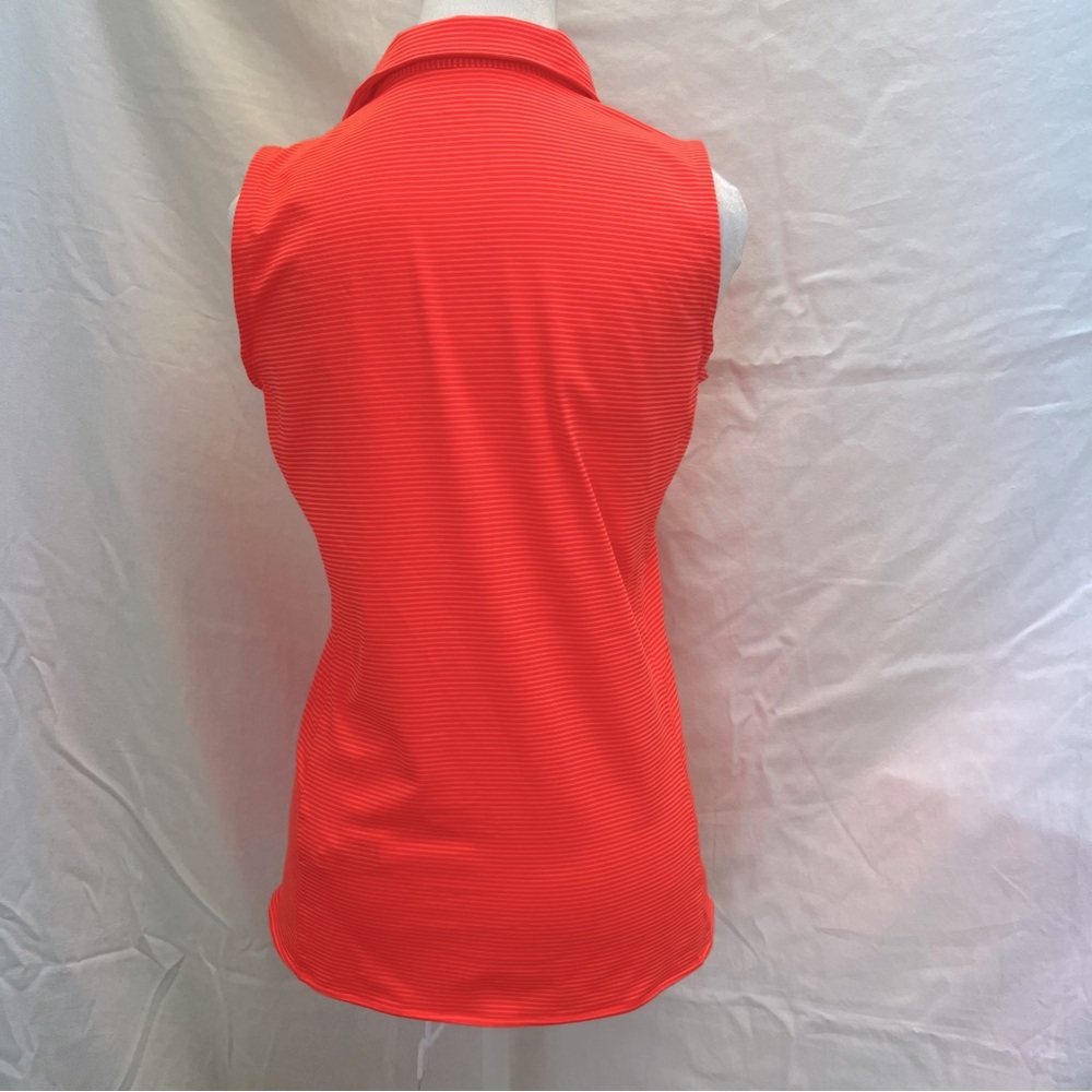 NWT Vineyard Vines performance sleeveless striped golf polo. - Picture 6 of 10